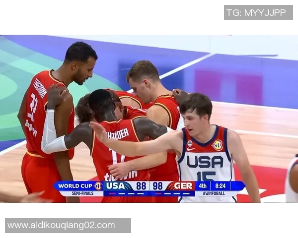 男篮红队迎战德国队全力争胜展现实力与团队合作精神